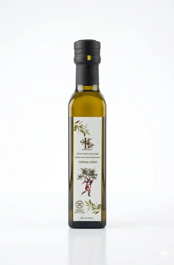 Soğuk Sıkım Zeytinyağı - Toprak Serisi 250ML